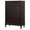 Coaster Fine Furniture 223065 Emberlyn - 5-Drawer Bedroom Chest - Brown