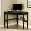 Furniture of America CM-DK6643 Porto - Corner Desk - Black