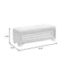 Pulaski Furniture P269132S Camila - Storage Bed Bench - Creamy White