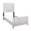 New Classic 00-3314-500 New Classic 00-3314-500 Biscayne - 3/3 Twin Size Complete Bed - Driftwood