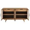 Coaster Fine Furniture 108545NAT Middleton - 4-Door Sideboard Server With Dual Drawers - Natural