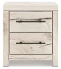 Benchcraft® B2310-92 Lawroy - Two Drawer Night Stand - Light Natural
