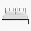 Intercon MB-BR-MODKNG-MTE-C Metal Beds - Modern King Metal Bed - Matte Black