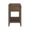 Liberty Furniture 936-BR62 Shaker Lakes - Open Nightstand With Charging Station - Harvest Brown