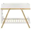 Coaster Fine Furniture 460570TB1 Frankie - Headboard, Footboard, Ladder & Slats, Box 1 of 2 - White And Natural