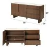 ACME DN06133 Harvey - Server With Ceramic Top - Walnut