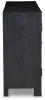 Ashley Furniture A4000508 Lenston - Accent Cabinet with 3 Doors - Black / Gray