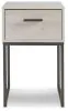 Ashley Furniture EB1864-291 Socalle - One Drawer Night Stand - Vinyl-Wrapped - Light Natural