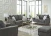 Ashley Furniture 28502/38/35/20/14 Ashley Furniture 28502/38/35/20/14 Stairatt - 4 Pc. - Sofa, Loveseat, Chair, Ottoman - Gravel