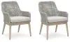 Ashley Furniture P798-601A Seton Creek - Arm Chair With Cushion (Set of 2) - Gray