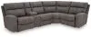 Ashley Furniture 61003S5 Ashley Furniture 61003S5 Next-Gen Durapella - 5-Piece Power Reclining Sectional With Console - Slate