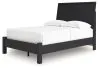 Ashley Furniture B1013B25 Danziar - Full Panel Bed With Low Footboard - Black