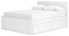 Ashley Furniture EB9630B16 Ashley Furniture EB9630B16 Onita - Queen Panel Platform Bed With 2 Side Storage - White
