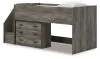 Ashley Furniture B4480B15 Frandern - Twin Loft Bed With Drawer Storage - Gray