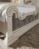 Ashley Furniture PCB948B4 Bruchandi - King Upholstered Panel Bed - Antique White