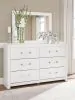 Ashley Furniture PCB1119B1 Ashley Furniture PCB1119B1 Maeling - Dresser And Mirror - White