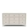 Riverside Furniture 25060 Carmella - Nine Drawer Dresser - Pebble Oak