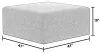 Jackson Furniture Industries 230312-1847/09 Eagan - Cocktail Ottoman - Chocolate