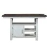 Liberty Furniture 139WH-GT3660 Farmhouse - Gathering Table - Two Tone White / Wood Tone