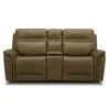 Liberty Furniture 7007CM-23P Cooper - Loveseat With Console P3 & ZG - Camel