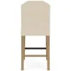 Riverside Furniture 92615 Mix-N-Match Chairs - Clipped Top Upholstered Stool (Set of 2) - Beige
