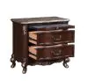 New Classic B532-040 Constantine - Nightstand With Marble Top - Cherry
