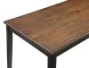 New Classic D4832B-60S-REC Potomac - 5 Piece Rectangle Dining Set (Table & 4 Chairs) - Brown / Black