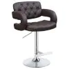 CoasterEssence 102556 Brandi - Adjustable Bar Stool - Chrome And Brown