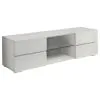 CoasterEssence 700825 Galvin - 4-Drawer Wood TV Stand - White High Gloss