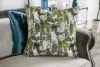 Furniture of America SM2286-LV Mariella - Loveseat - Gray / Beige / Teal / Olive