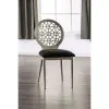 Furniture of America FOA3743SC-2PK Abner - Side Chair (Set of 2) - Silver