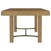 Coaster Fine Furniture 108931-S9W Arini - 9 Piece Extension Leaf Dining Table Set - Sand Wash