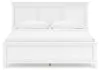 Ashley Furniture B680B4 Ashley Furniture B680B4 Fortman - King Panel Bed - White