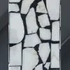 Ashley Furniture L429044 Macaria - Marble Table Lamp - White / Black