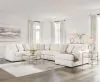 Ashley Furniture 61904S4 Chessington - 4-Piece Sectional With Raf Corner Chaise - Ivory