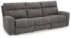 Ashley Furniture 61003S2 Ashley Furniture 61003S2 Next-Gen Durapella - 3-Piece Power Reclining Sectional Sofa - Slate