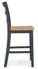 Ashley Furniture D399-124 Ashley Furniture D399-124 Gesthaven - Barstool (Set of 2) - Natural / Blue