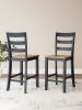 Ashley Furniture D399-124 Ashley Furniture D399-124 Gesthaven - Barstool (Set of 2) - Natural / Blue
