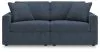 Ashley Furniture 92101S1 Modmax - 2-Piece Sectional Loveseat - Fabric - Ink