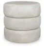 Ashley Furniture A3000792 Ashley Furniture A3000792 Ummi - Swivel Accent Ottoman - Bone