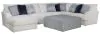 Jackson Furniture Industries 2470/30/72/75/28-21 Jackson Furniture Industries 2470/30/72/75/28-21 Polaris - 3 Piece Sectional With Comfort Coil Seating, 9 Included Accent Pillows And Included Cocktail Ottoman (Left Side Facing Chaise) - Sugar