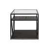 Liberty Furniture 37-OT-3PCS Arista - 3 Piece Table Set (1 Cocktail 2 End Tables) - Cobblestone Brown / Gray Dusty