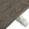 Liberty Furniture 619-T3878 Willowrun - Trestle Table - Rustic White / Weathered Gray Top