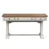 Liberty Furniture 652-HO107 Farmhouse Reimagined - Writing Desk - Antique White / Chestnut Tops