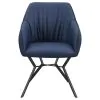 CoasterEssence 193722 Mayer - Upholstered Dining Arm Chair (Set of 2) - Blue