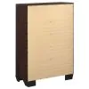 CoasterEveryday 204395 Kauffman - 5-Drawer Bedroom Chest - Dark Cocoa