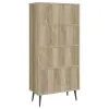 Coaster Fine Furniture 801923 Maeve - 3-Shelf Bookcase With Drawers - Distressed Pine