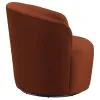 CoasterEssence 905631 Joyce - Upholstered Barrel Back Swivel Chair - Burnt Orange