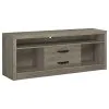 Coaster Fine Furniture 701024-SET Burke - 3 Piece TV Entertainment Center - Gray Driftwood