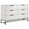 Coaster Fine Furniture 224863 Sonora - 6-Drawer Bedroom Dresser - White